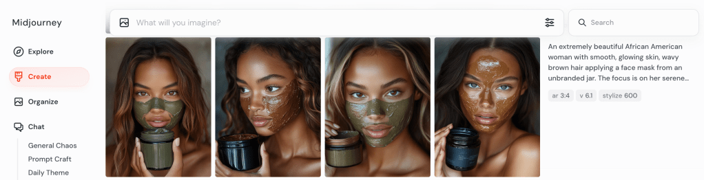 미드저니 버라이어티:0으로 생성된 사진들 