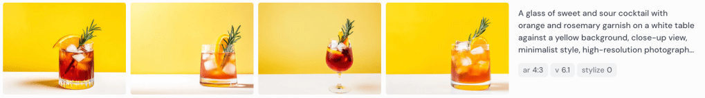 미드저니 weirdness:0으로 생성된 이미지